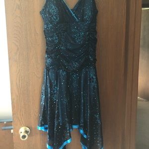 Blue sparkly dress